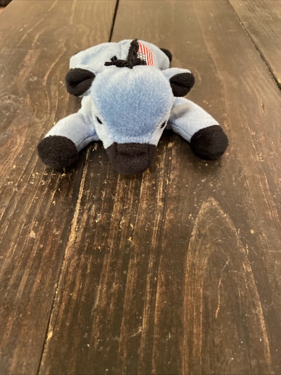 Ty Other - Ty Lefty Beanie Baby Plush Cow Stuffed Animal